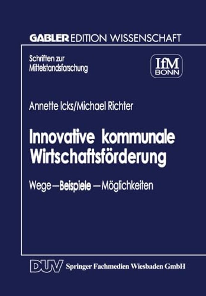 Innovative kommunale Wirtschaftsförderung