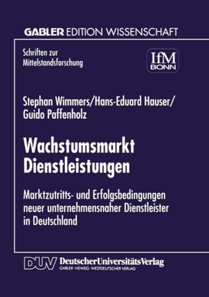 Wachstumsmarkt Dienstleistungen