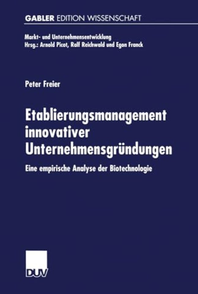 Etablierungsmanagement innovativer Unternehmensgründungen