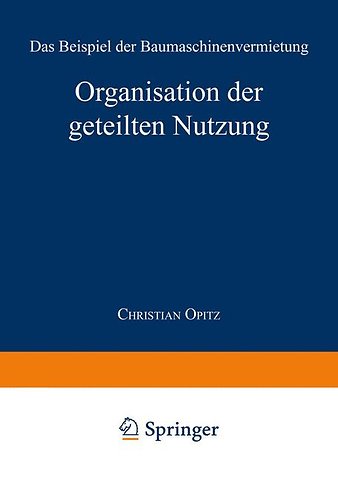 Organisation der geteilten Nutzung