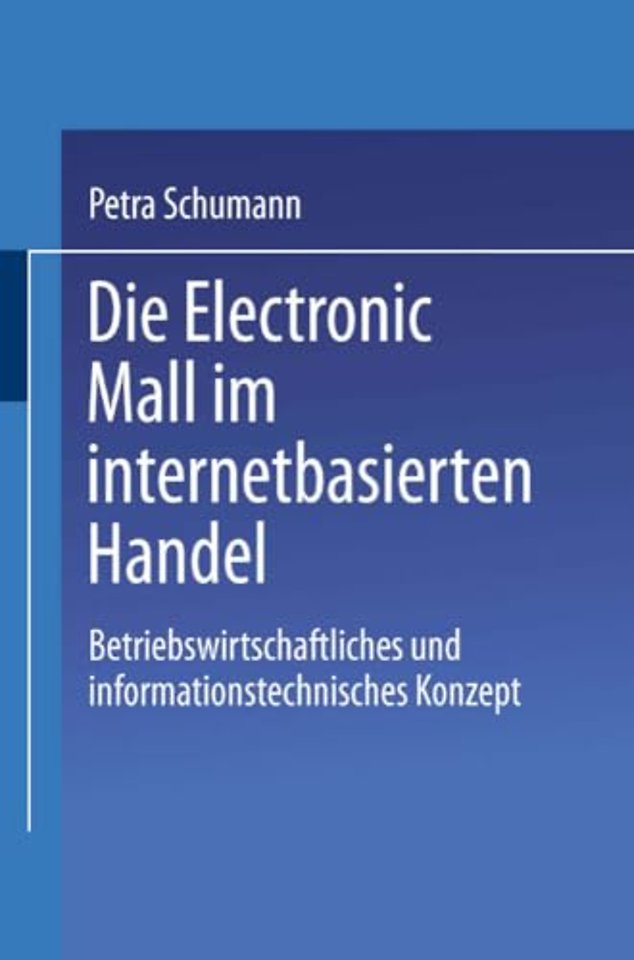 Die Electronic Mall im internetbasierten Handel