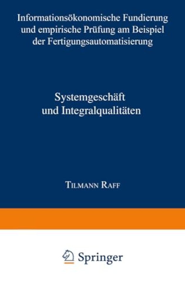 Systemgeschäft und Integralqualitäten