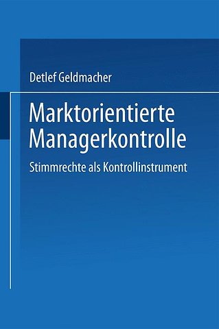 Marktorientierte Managerkontrolle