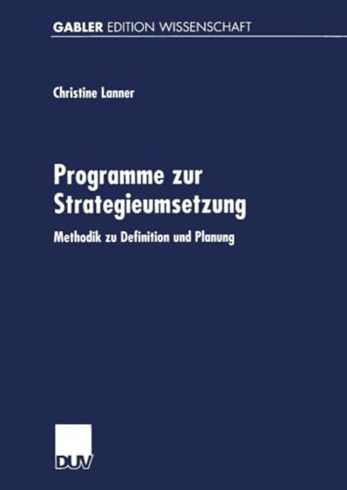 Programme zur Strategieumsetzung