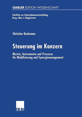 Steuerung im Konzern