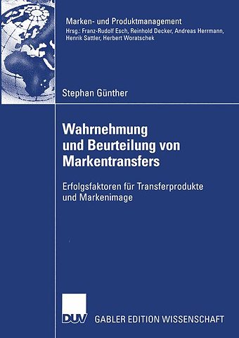 Wahrnehmung und Beurteilung von Markentransfers