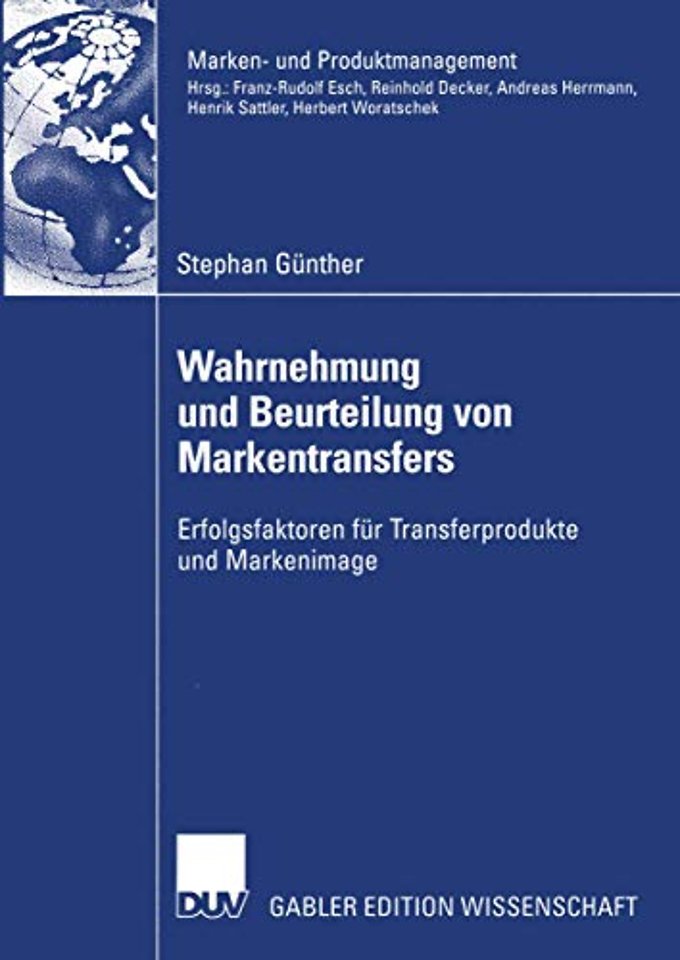 Wahrnehmung und Beurteilung von Markentransfers