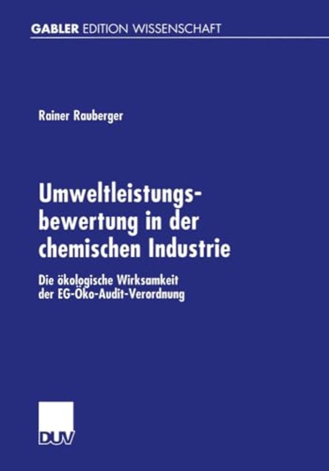 Umweltleistungsbewertung in der chemischen Industrie