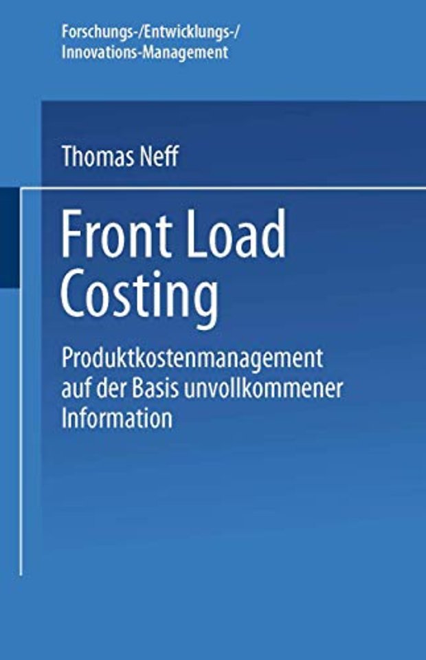 Front Load Costing