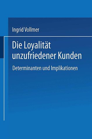 Die Loyalität unzufriedener Kunden