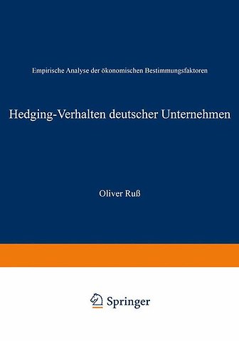 Hedging-Verhalten deutscher Unternehmen