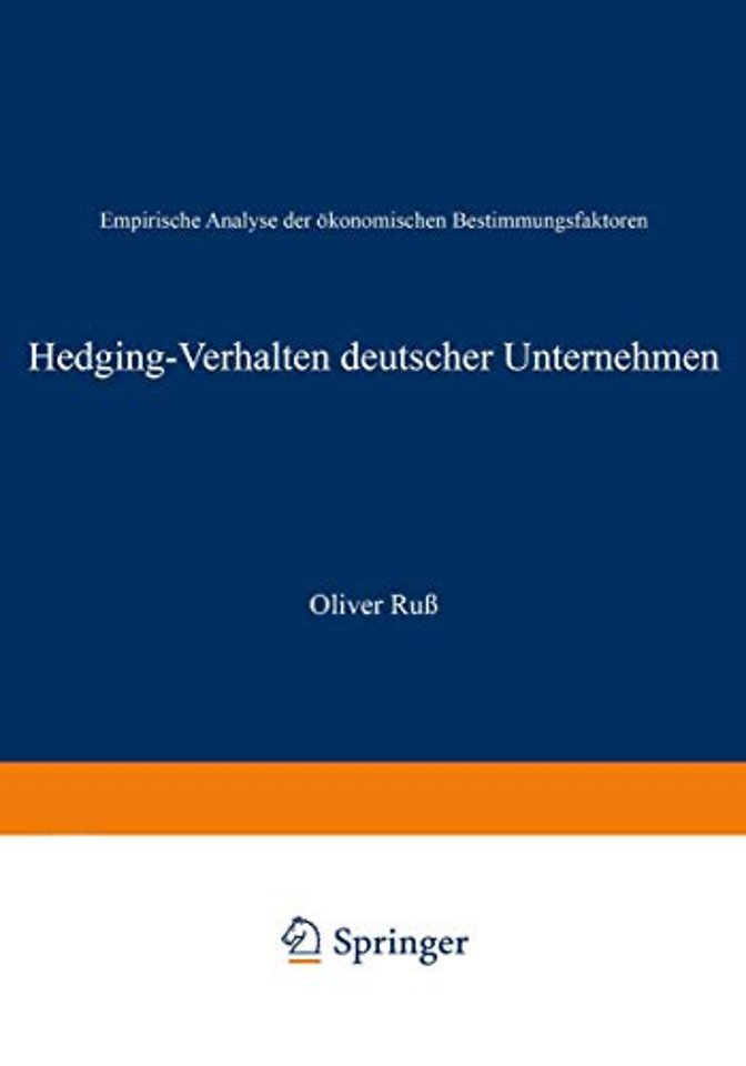 Hedging-Verhalten deutscher Unternehmen
