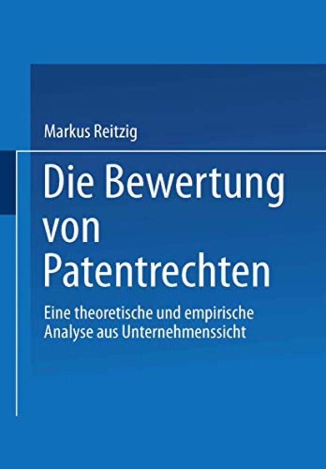 Die Bewertung von Patentrechten
