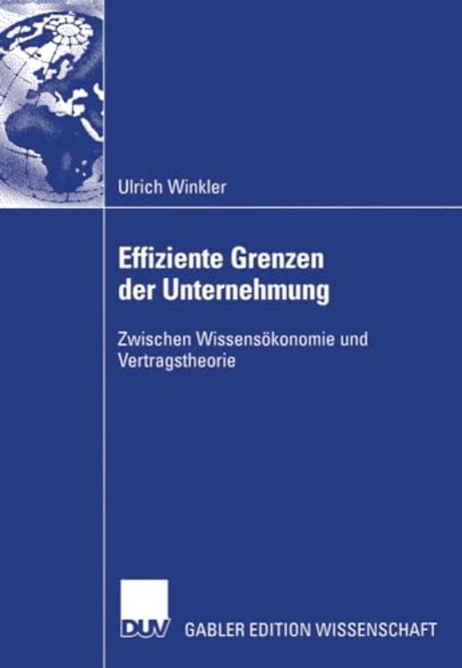 Effiziente Grenzen der Unternehmung
