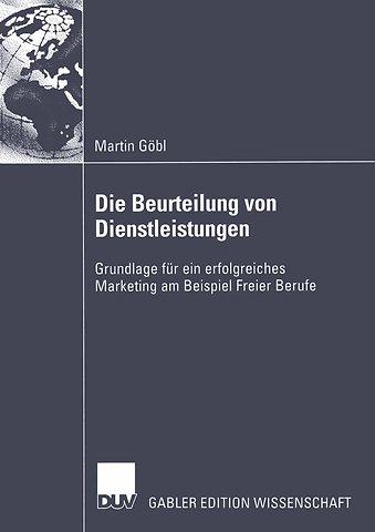 Die Beurteilung von Dienstleistungen
