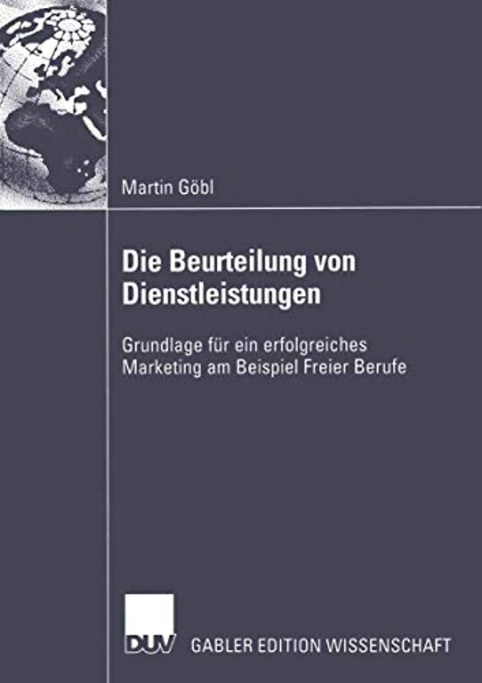 Die Beurteilung von Dienstleistungen