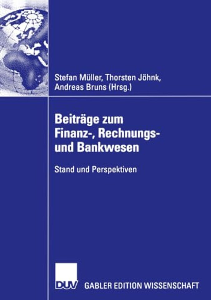 Beiträge zum Finanz-, Rechnungs- und Bankwesen