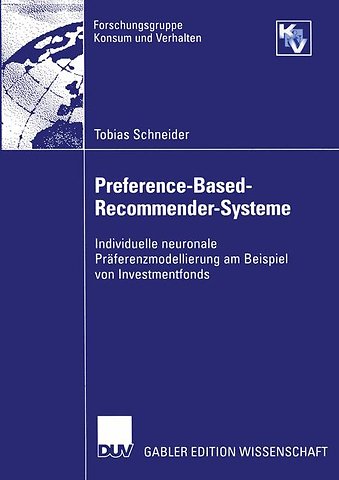 Preference-Based-Recommender-Systeme
