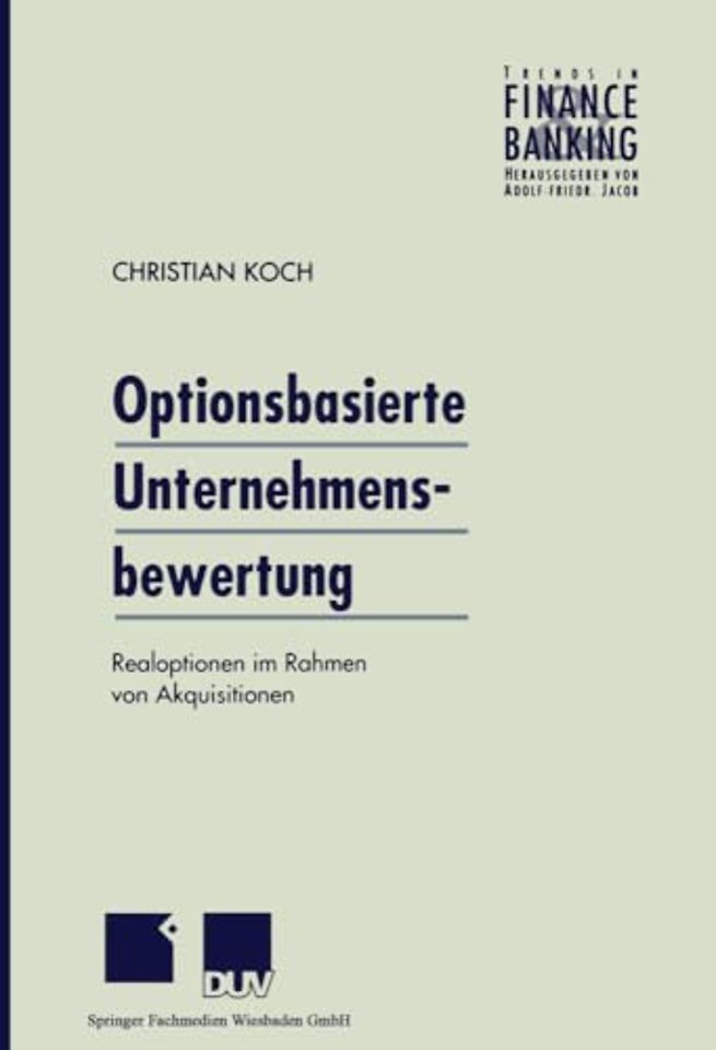 Optionsbasierte Unternehmensbewertung