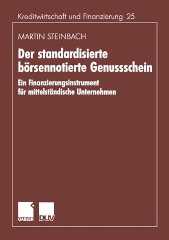 Der standardisierte börsennotierte Genussschein
