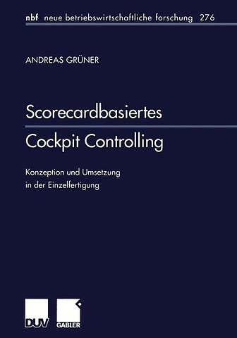 Scorecardbasiertes Cockpit Controlling