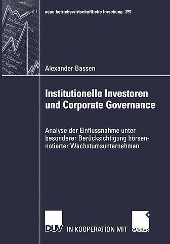 Institutionelle Investoren und Corporate Governance