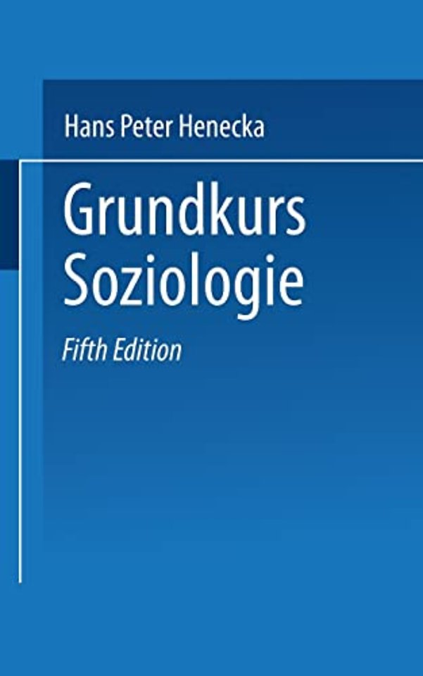 Grundkurs Soziologie