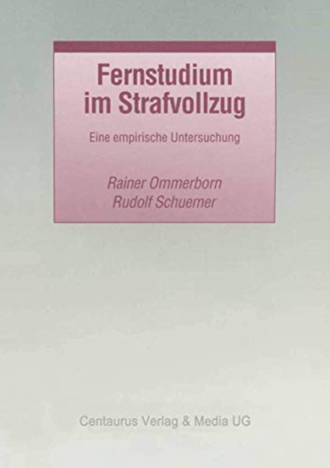 Fernstudium im Strafvollzug