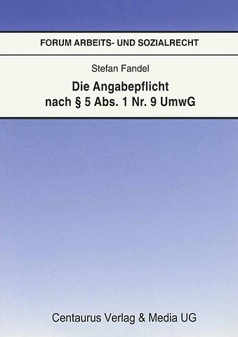 Die Angabepflicht nach § 5 Abs. 1 Nr. 9 UmwG