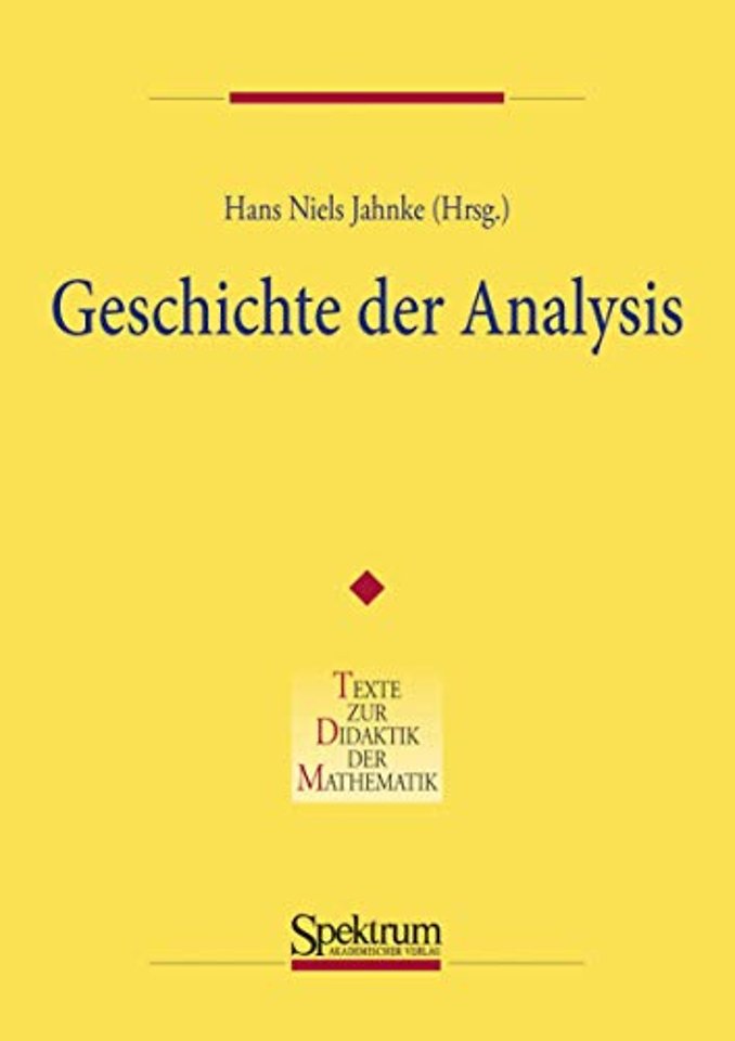 Geschichte der Analysis
