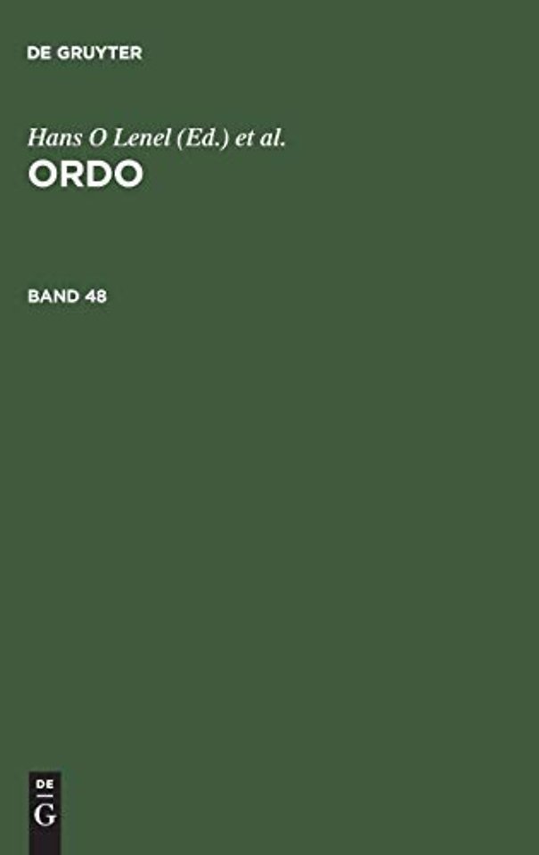 ORDO – Soziale Marktwirtschaft: Anspruch und Wirklichkeit seit fünfzig Jahren