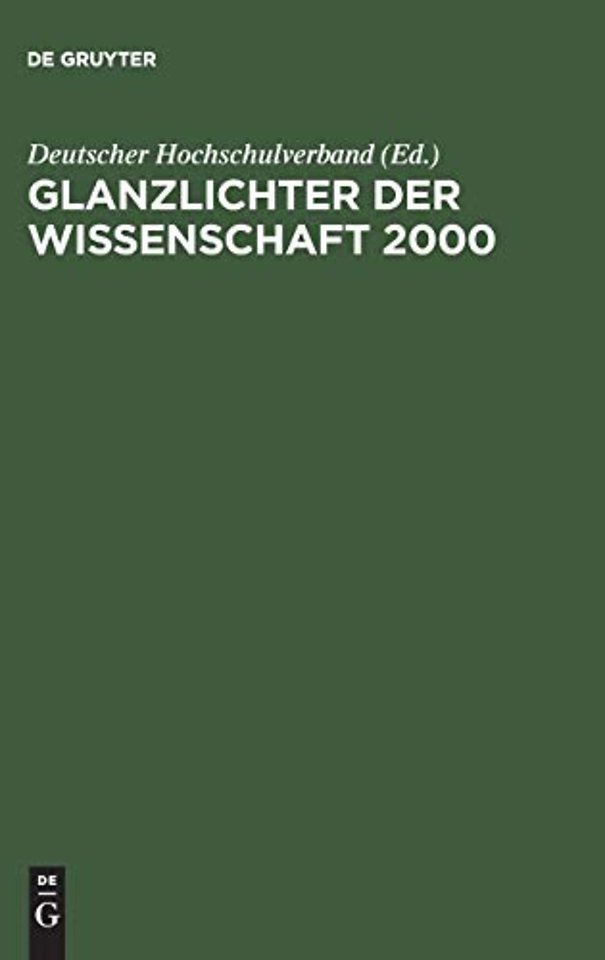 Glanzlichter der Wissenschaft 2000 – Ein Almanach