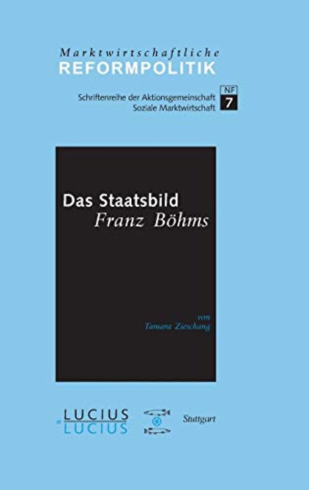 Das Staatsbild Franz Böhms