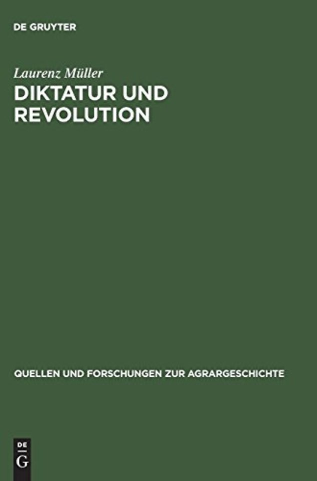 Diktatur und Revolution – Reformation und Bauernkrieg in der Geschichtsschreibung des `Dritten Reiches` und der DDR