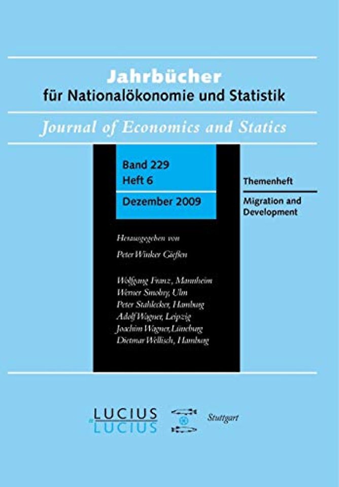 Sports Economics: Present and Future Impact on G – Themenheft 3/Bd. 232 (2012) Jahrbücher für Nationalökonomie und Statistik