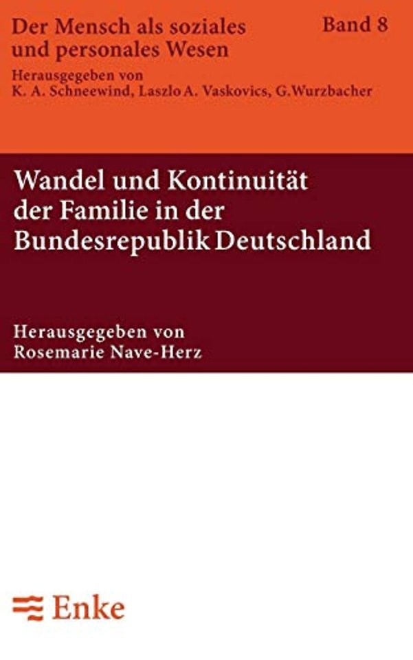 Wandel und Kontinuität der Familie in der Bundesrepublik Deutschland