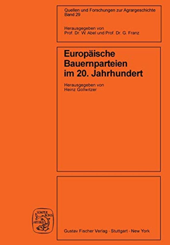 Europäische Bauernparteien im 20. Jahrhundert