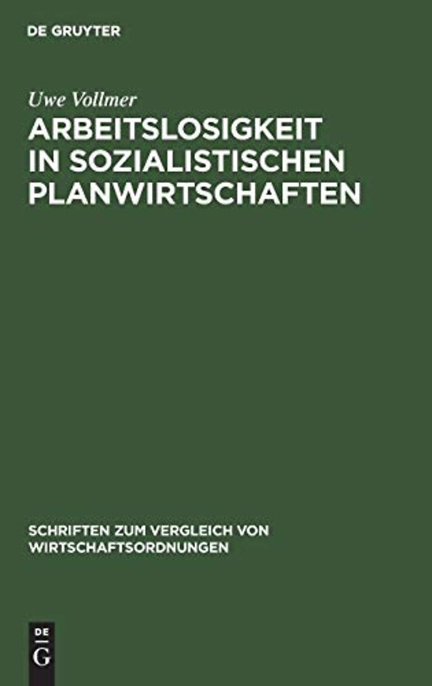 Arbeitslosigkeit in sozialistischen Planwirtschaften