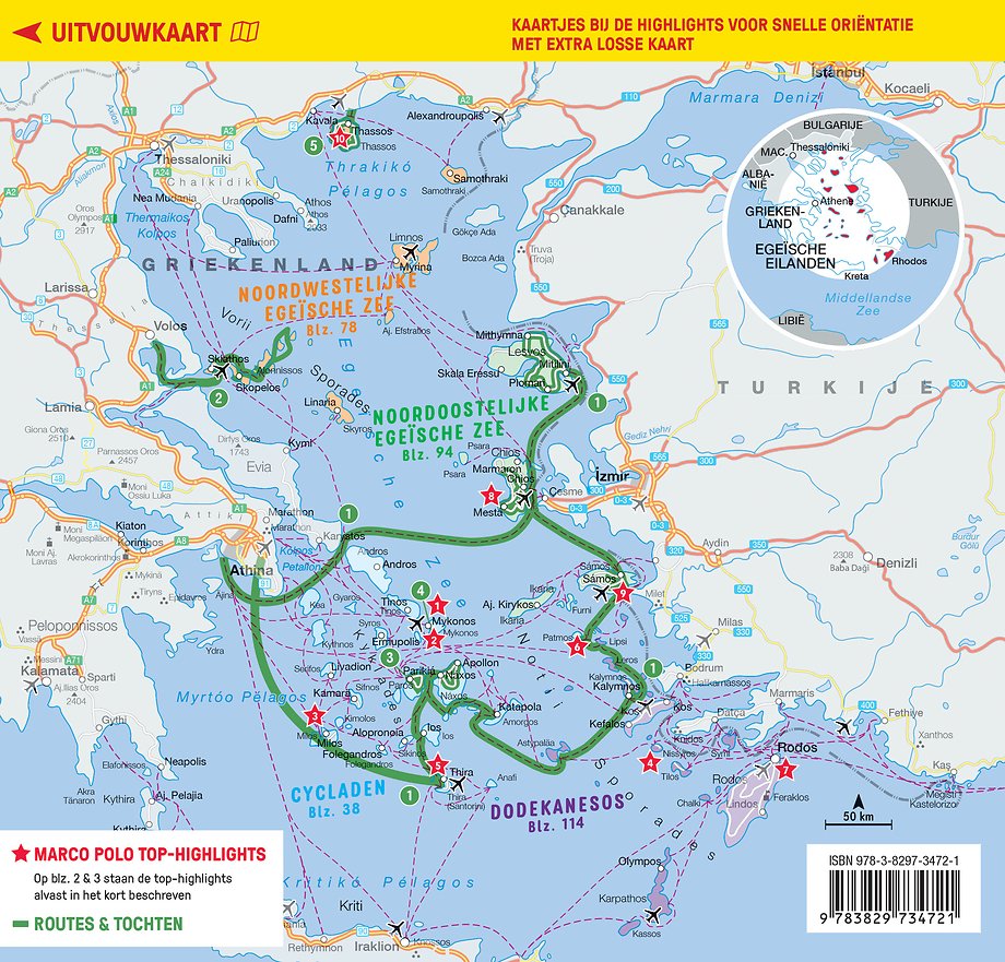 Marco Polo NL Egeïsche Eilanden - Cycladen/Sporaden
