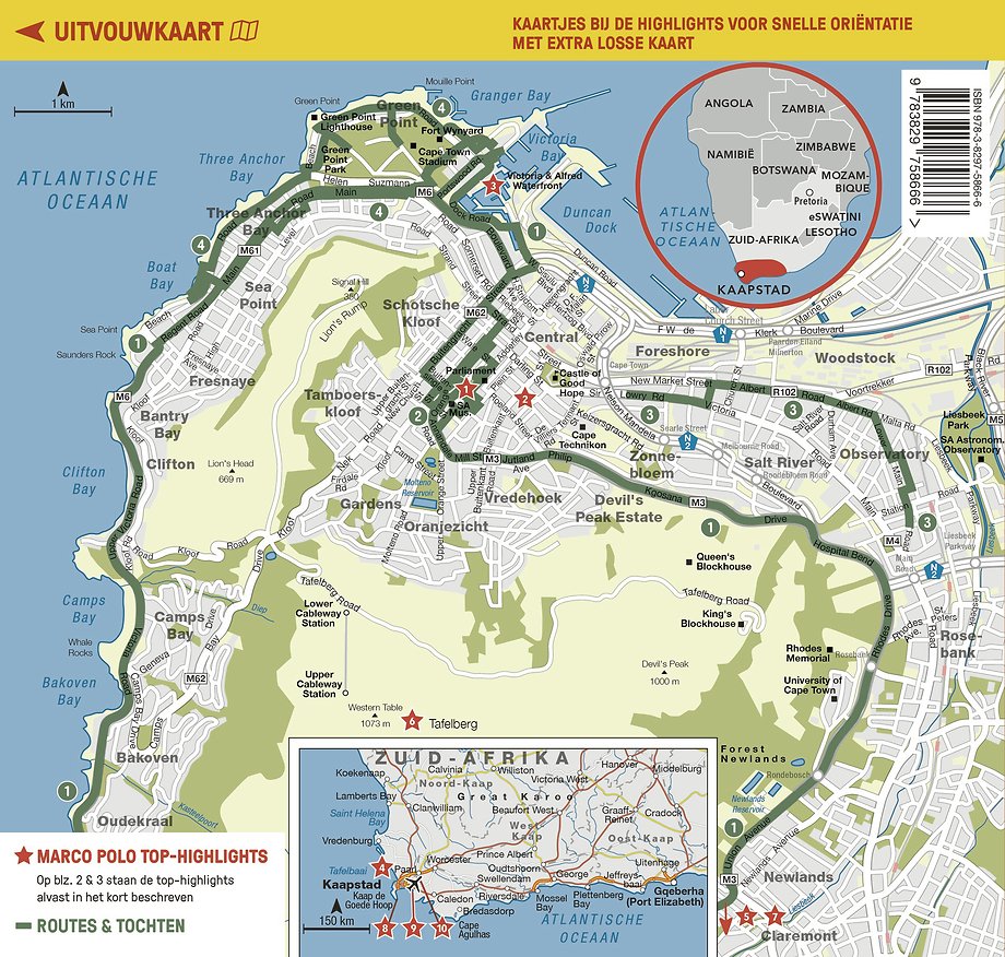Marco Polo Reisgids Kaapstad & Tuinroute