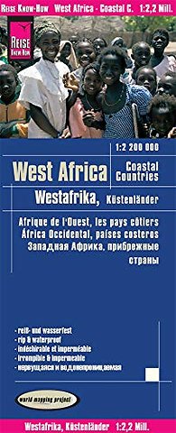 West Africa, coastal countries(1:2.200.000) : from Senegal to Nigeria