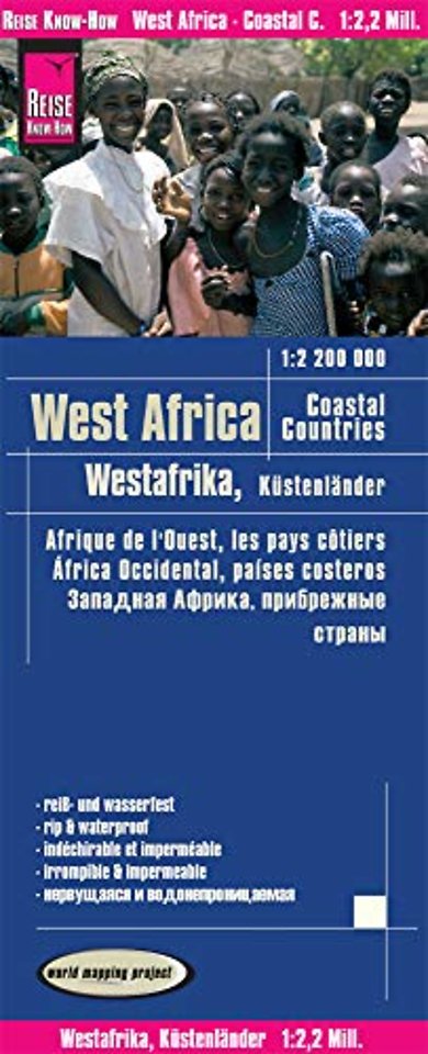 West Africa, coastal countries(1:2.200.000) : from Senegal to Nigeria