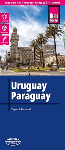 Uruguay, Paraguay (1:1.200.000)