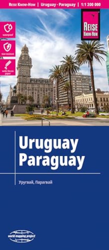 Uruguay, Paraguay (1:1.200.000)