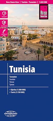 Tunisia (1:600.000) with Djerba (1:300k) and Tunis (1:150