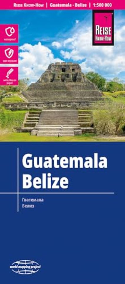 Guatemala - Belize Map