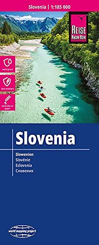 Slovenia Map 1:185,000 scale