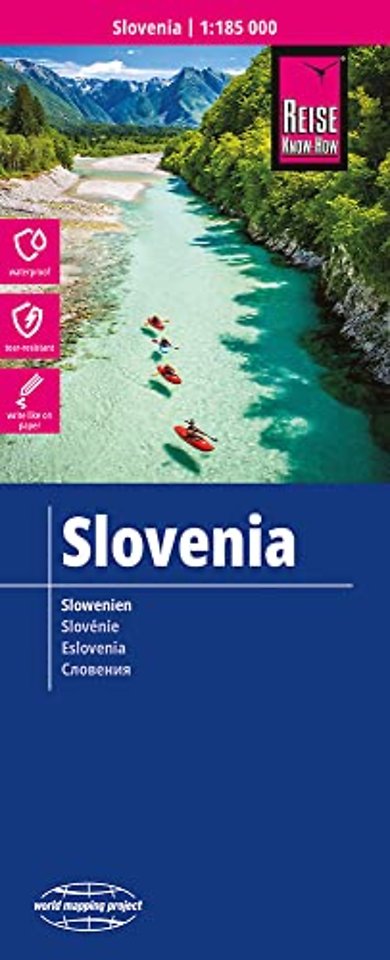 Slovenia Map 1:185,000 scale