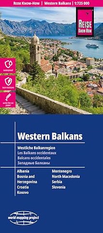 Western Balkans (1:725.000) : Albania, Bosnia und Herzegovin