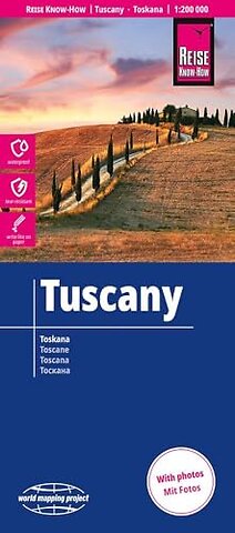Tuscany Map 1:200,000